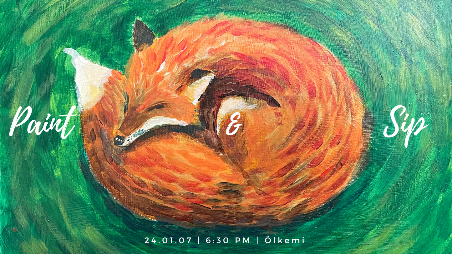 Paint & Sip - January 7th - 18:30 - 20:30